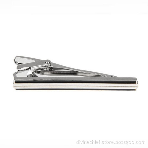 Fashion Luxury Metal Copper/Brass Tie Clip With Black Paint